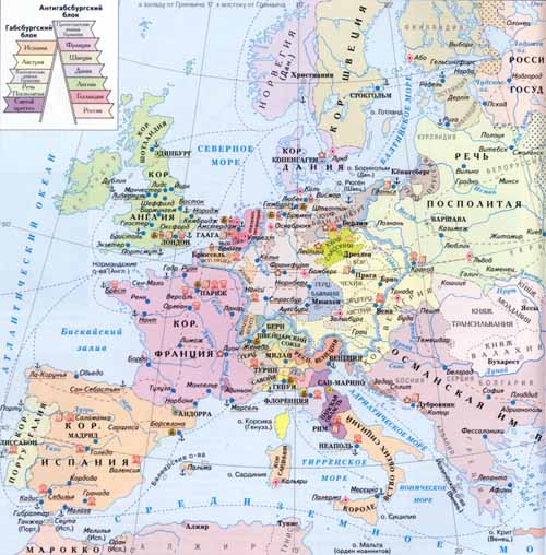 Karta Evropi